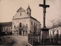 A Ferences templom az 1950-es vekben
